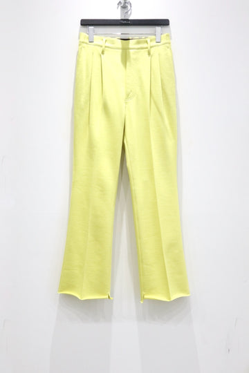 BED j.w. FORD  Sweat Flare Pants(LEMON)