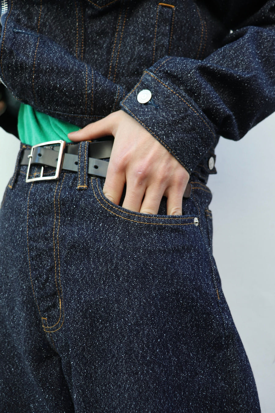 MASU(エムエーエスユー)のMB BAGGY JEANS NEPの通販｜PALETTE art
