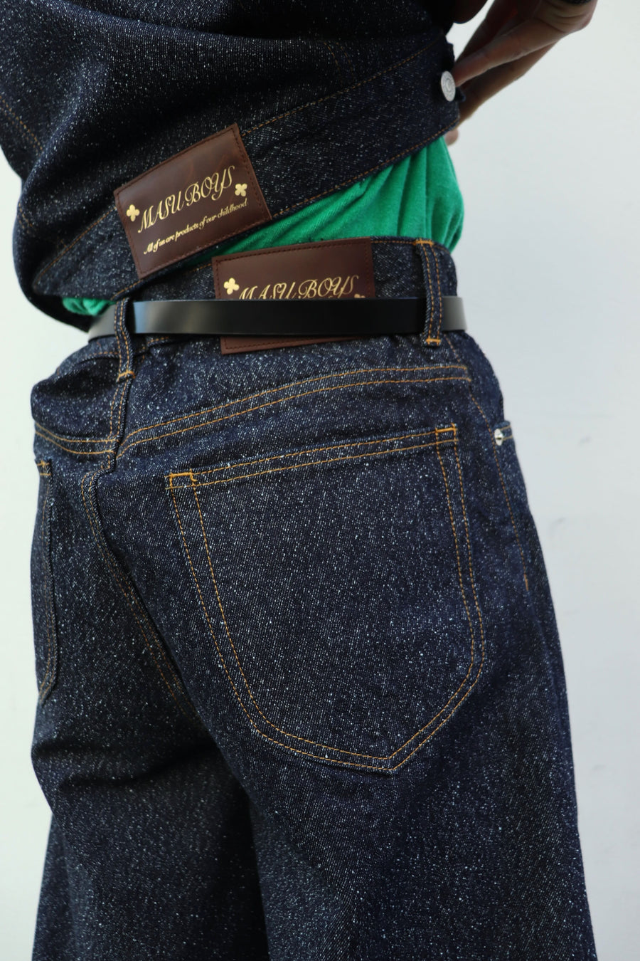 MASU(エムエーエスユー)のMB BAGGY JEANS NEPの通販｜PALETTE art