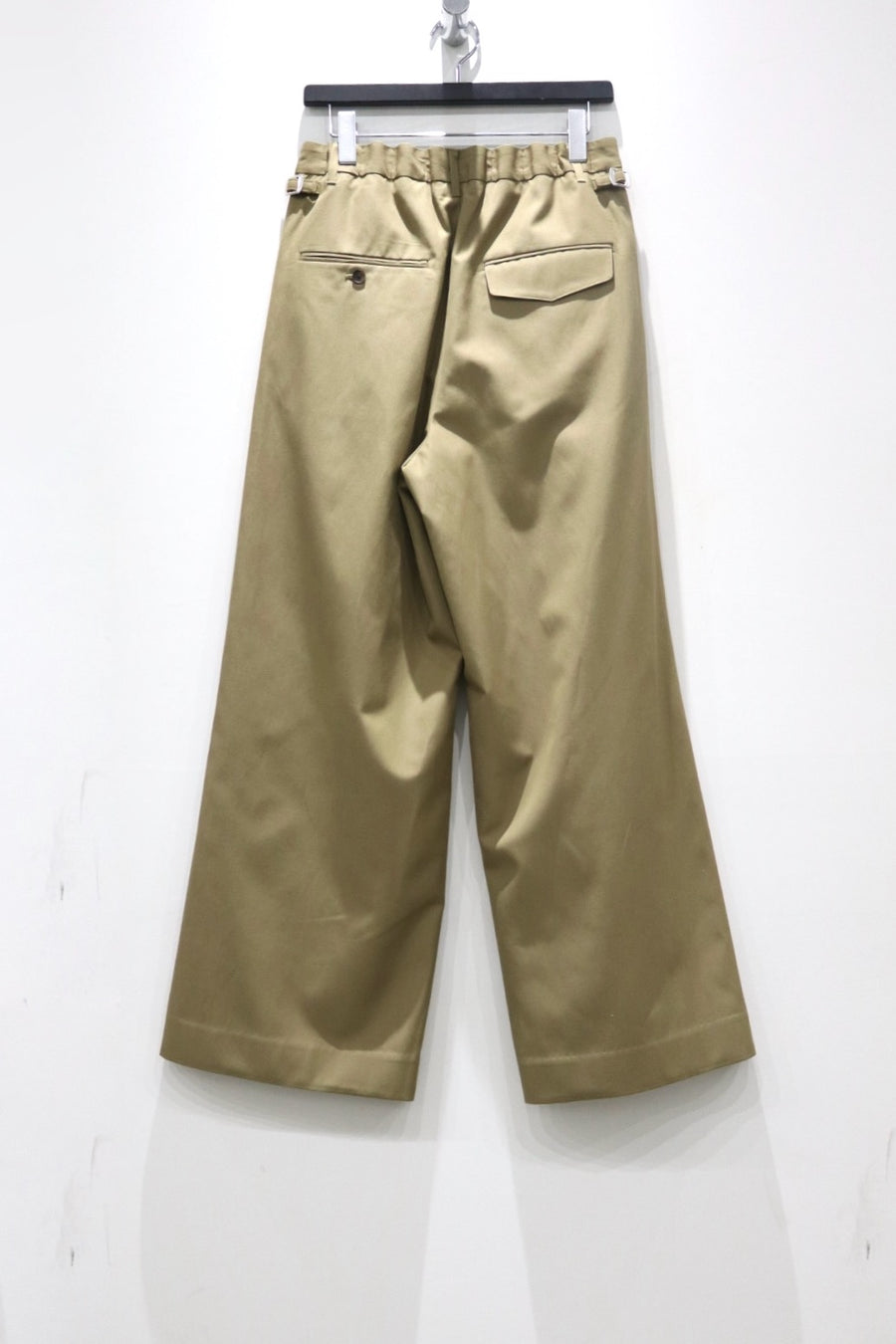 BED j.w. FORD  Cotton Wool Wide Trousers(BEIGE)