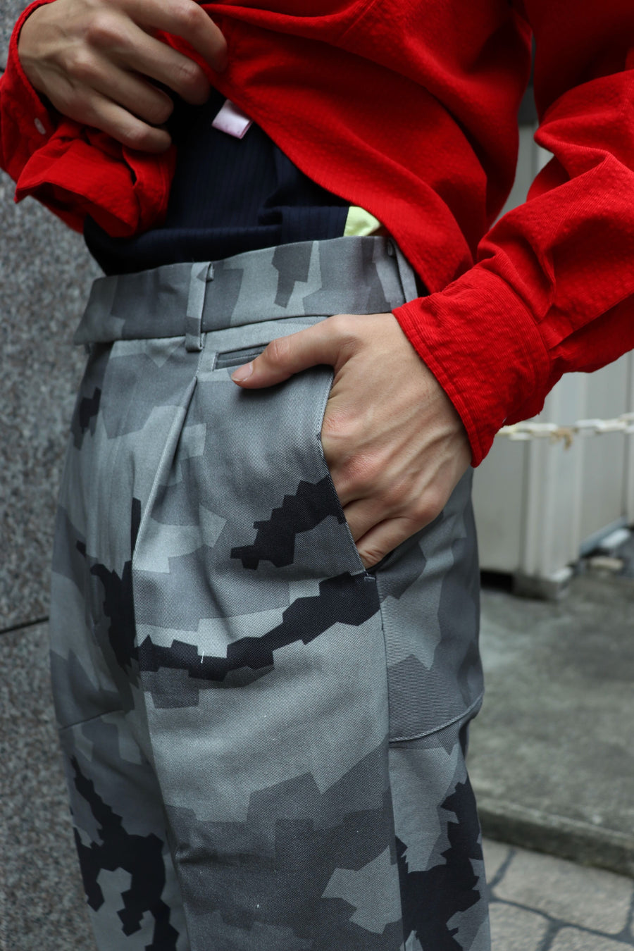 FAF × PALETTE art alive  Switching Slacks(SHADOW CAMO)