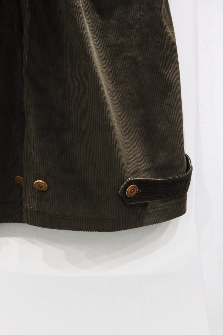 Oscar Ouyang  CROSS SWORDS CORDUROY TROUSERS(KHAKI)