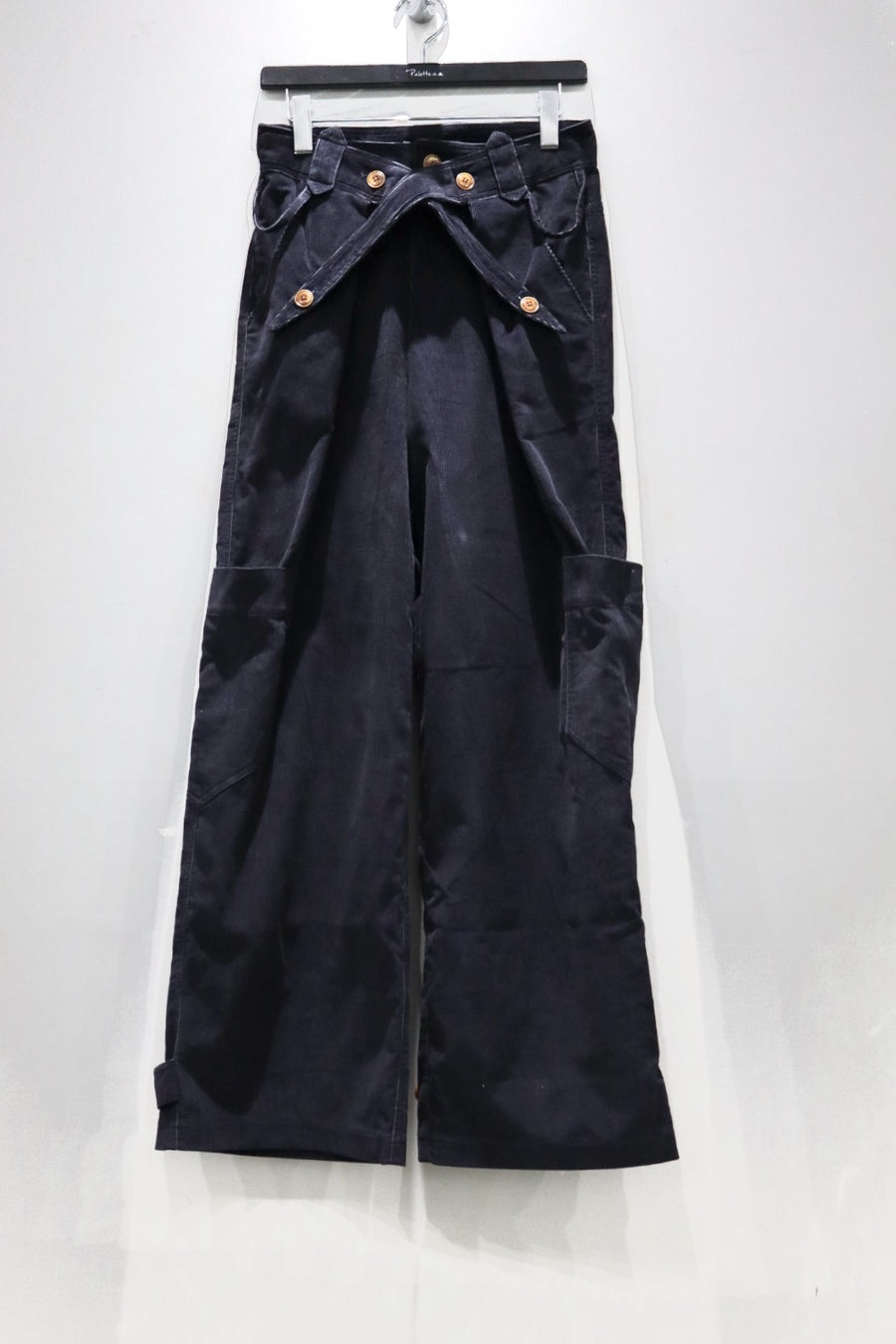 Oscar Ouyang  CROSS SWORDS CORDUROY TROUSERS(NAVY)