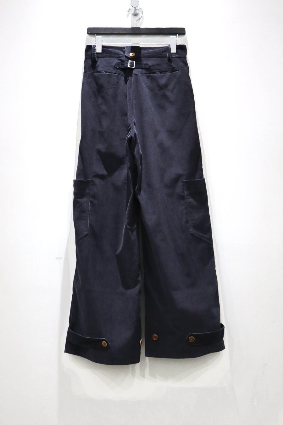 Oscar Ouyang  CROSS SWORDS CORDUROY TROUSERS(NAVY)