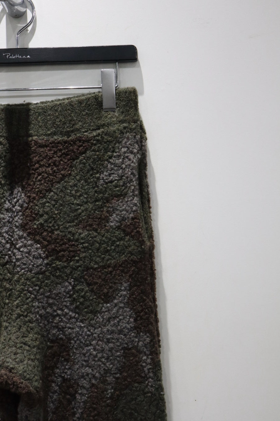 Oscar Ouyang  SHEEP WOOL FLEECE KNIT JOGGERS