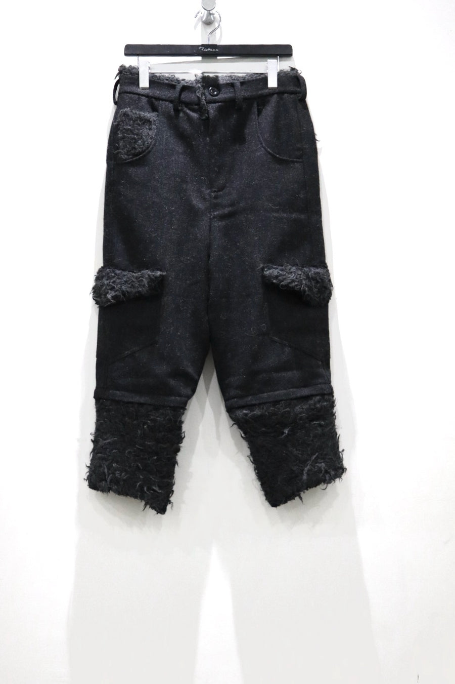Oscar Ouyang  ALPACA KNIT HARRIS TWEED TROUSERS