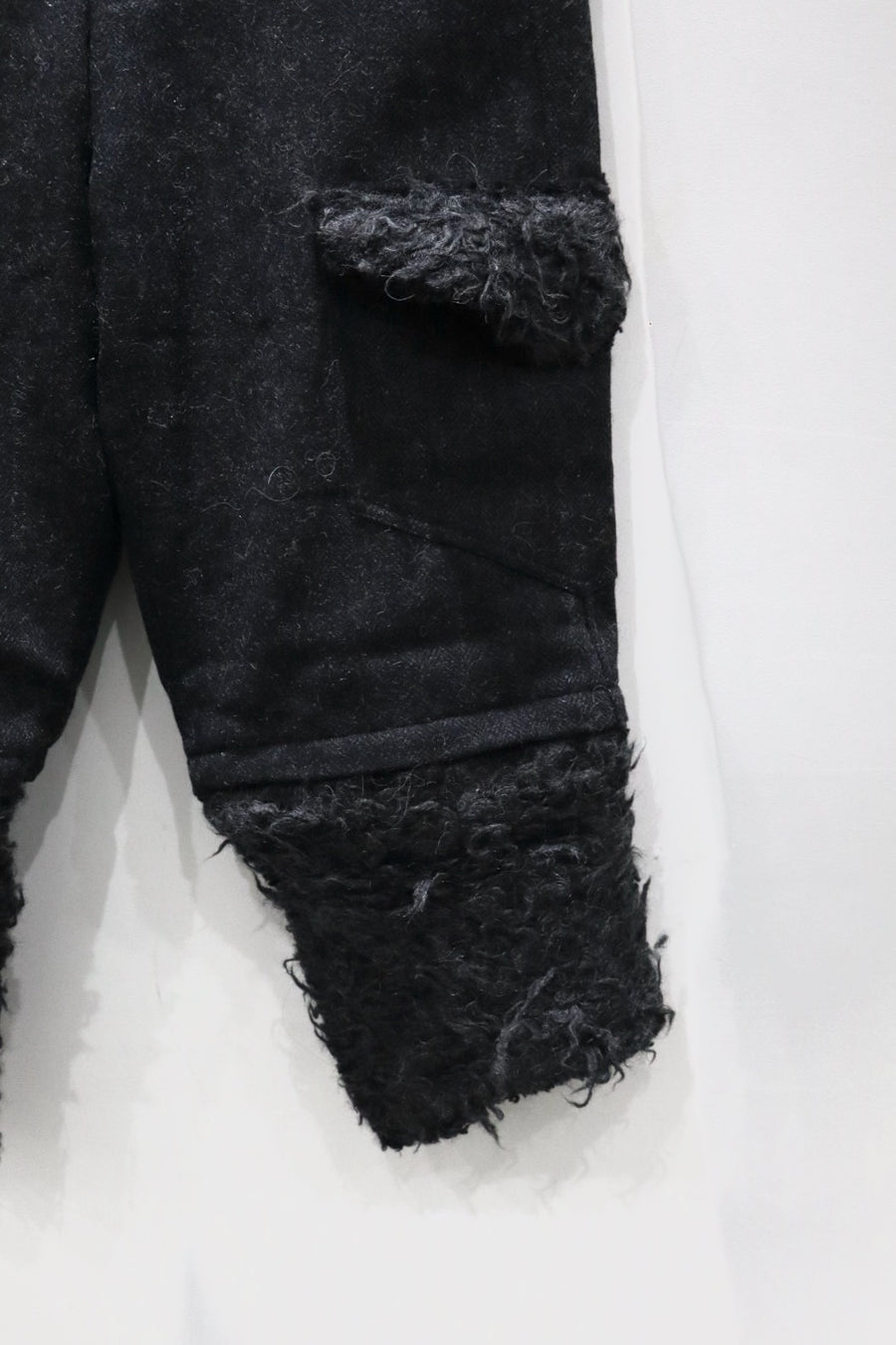 Oscar Ouyang  ALPACA KNIT HARRIS TWEED TROUSERS