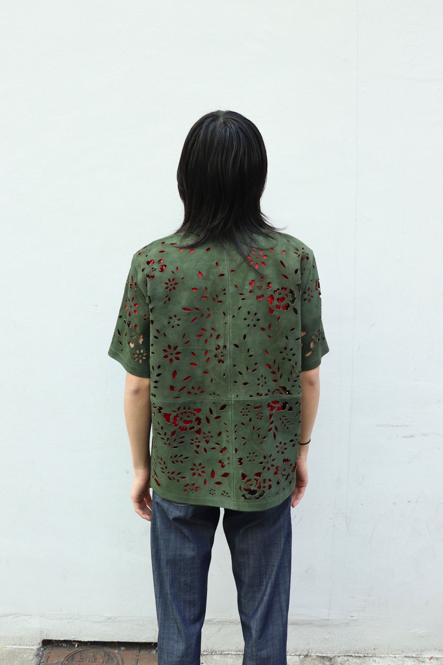 MASU(エムエーエスユー)のBANDANA HOLE LEATHER HALF SLEEVE SHIRT