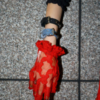 MASU(エムエーエスユー)のANGEL LACE GLOVE REDの通販｜PALETTE art