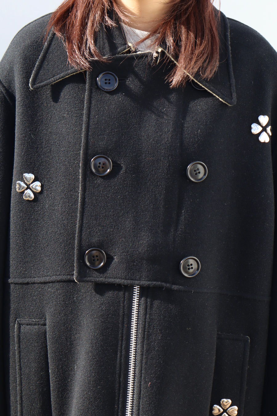 MASU(エムエーエスユー)のZIP-UP CLOVER STUDS COATの通販｜PALETTE