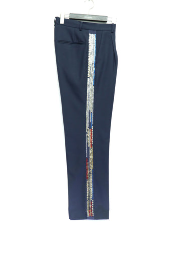 BED j.w. FORD  Glitter Side Stripe Pants(NAVY)