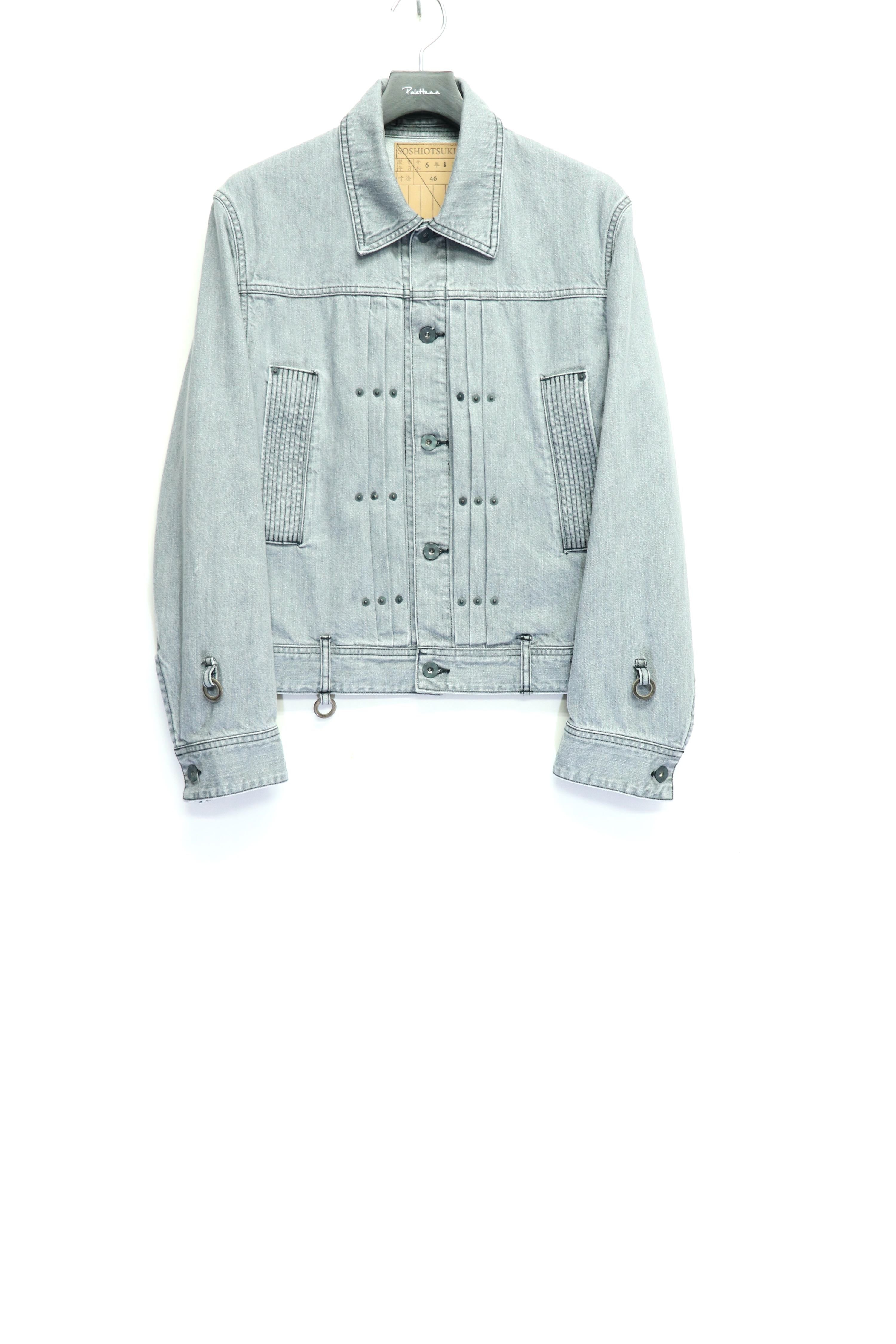 SOSHIOTSUKI(ソウシオオツキ)のBDH DENIM JACKET-3 WASH BLACKの通販