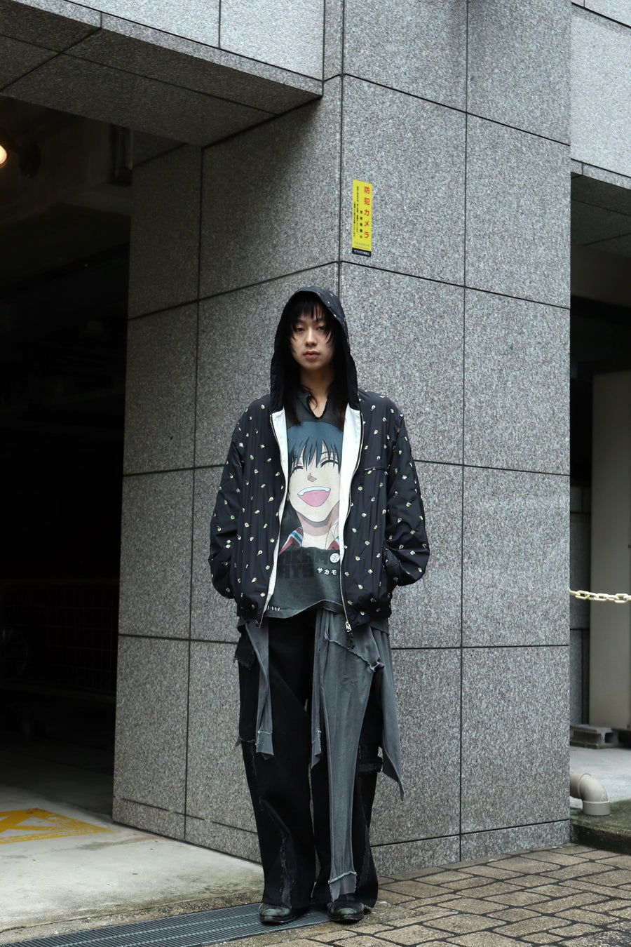 MINUS  S/S T-Shirt NAGUMO(BLACK)