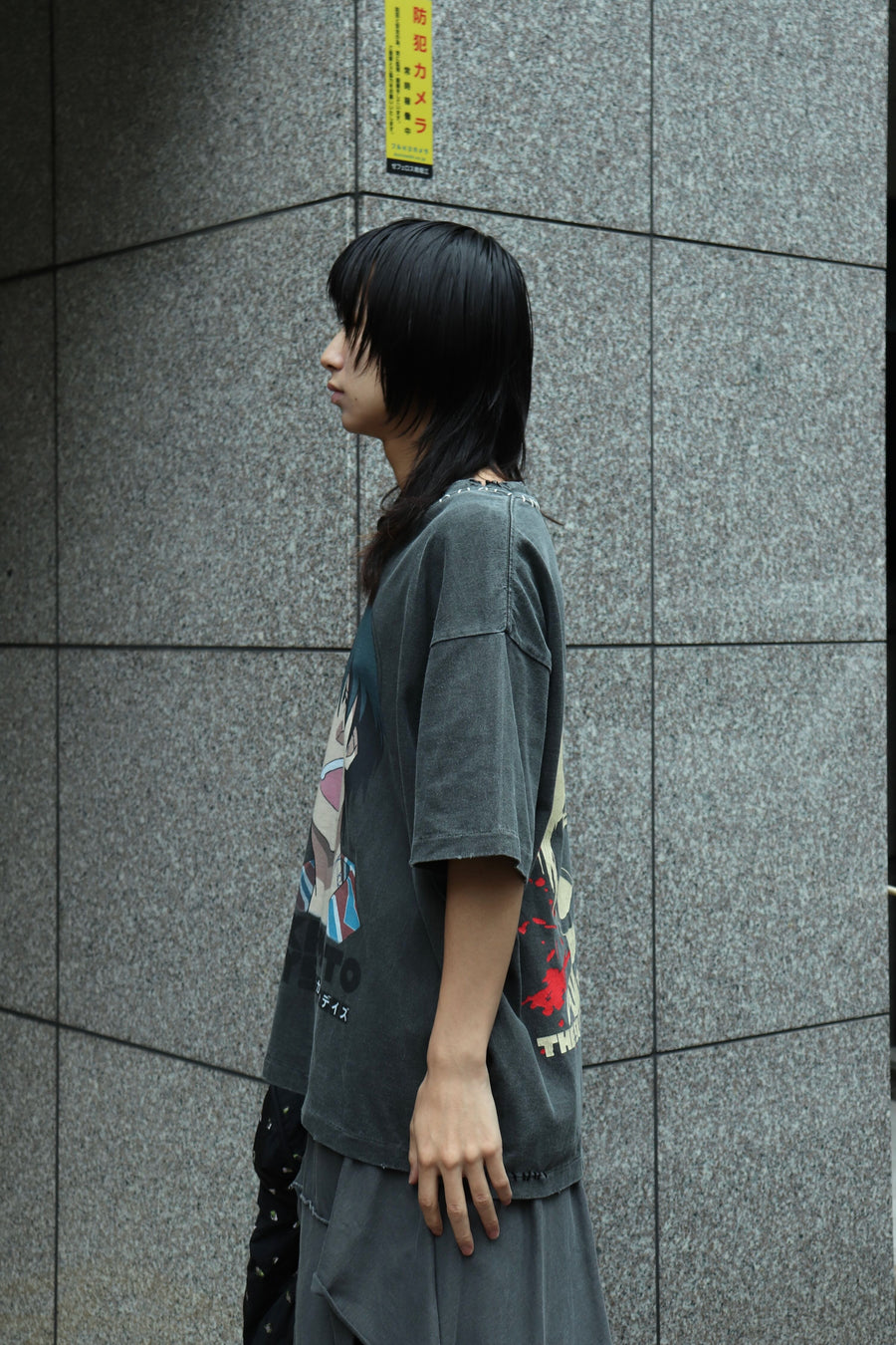 MINUS  S/S T-Shirt NAGUMO(BLACK)