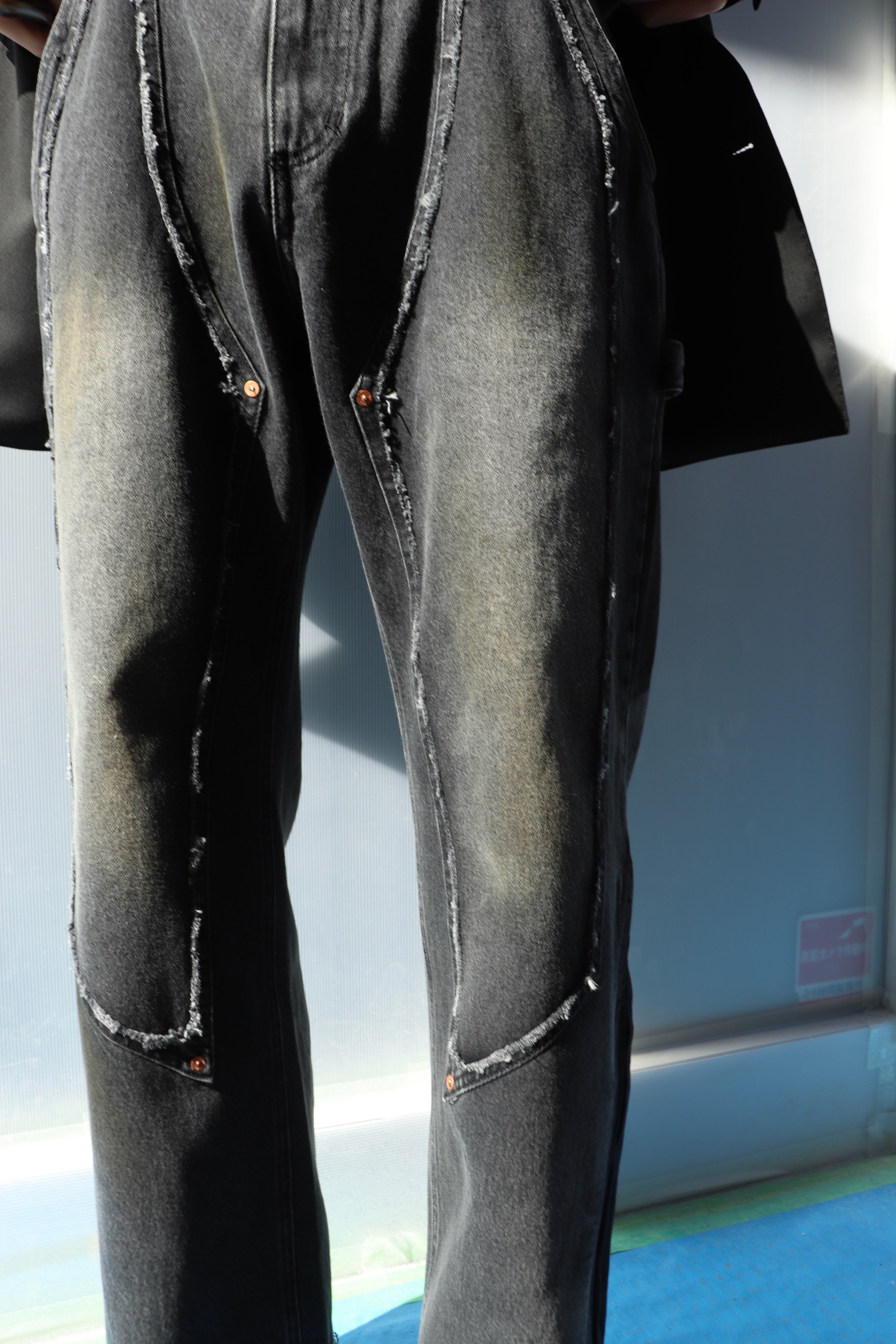 ANDERSSON BELL(アンダースンベル)のRODEO CARPENTER WIDE JEANS BLACK