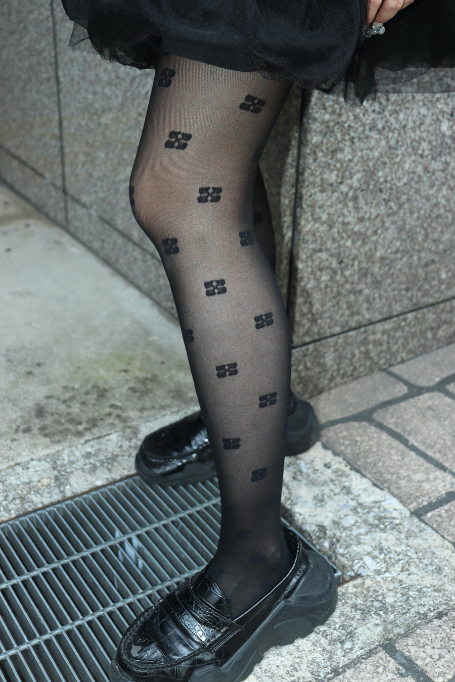 GANNI  Butterfly Lace Tight