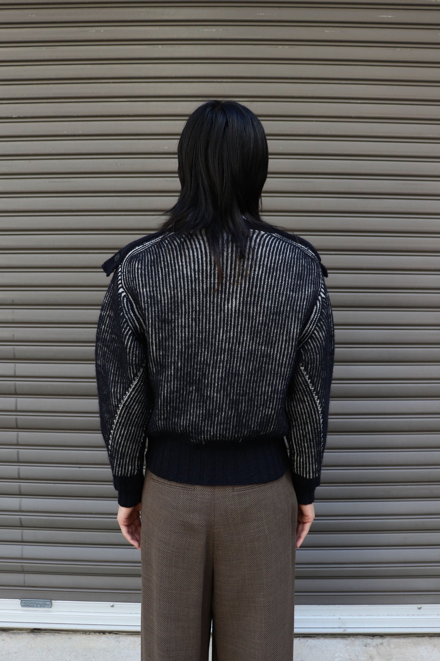 fluss  glitter command jumper(NAVY)