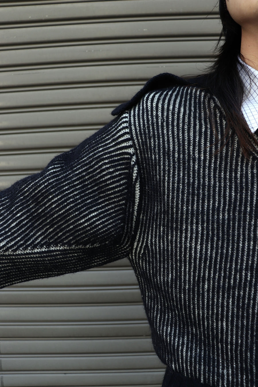 fluss  glitter command jumper(NAVY)