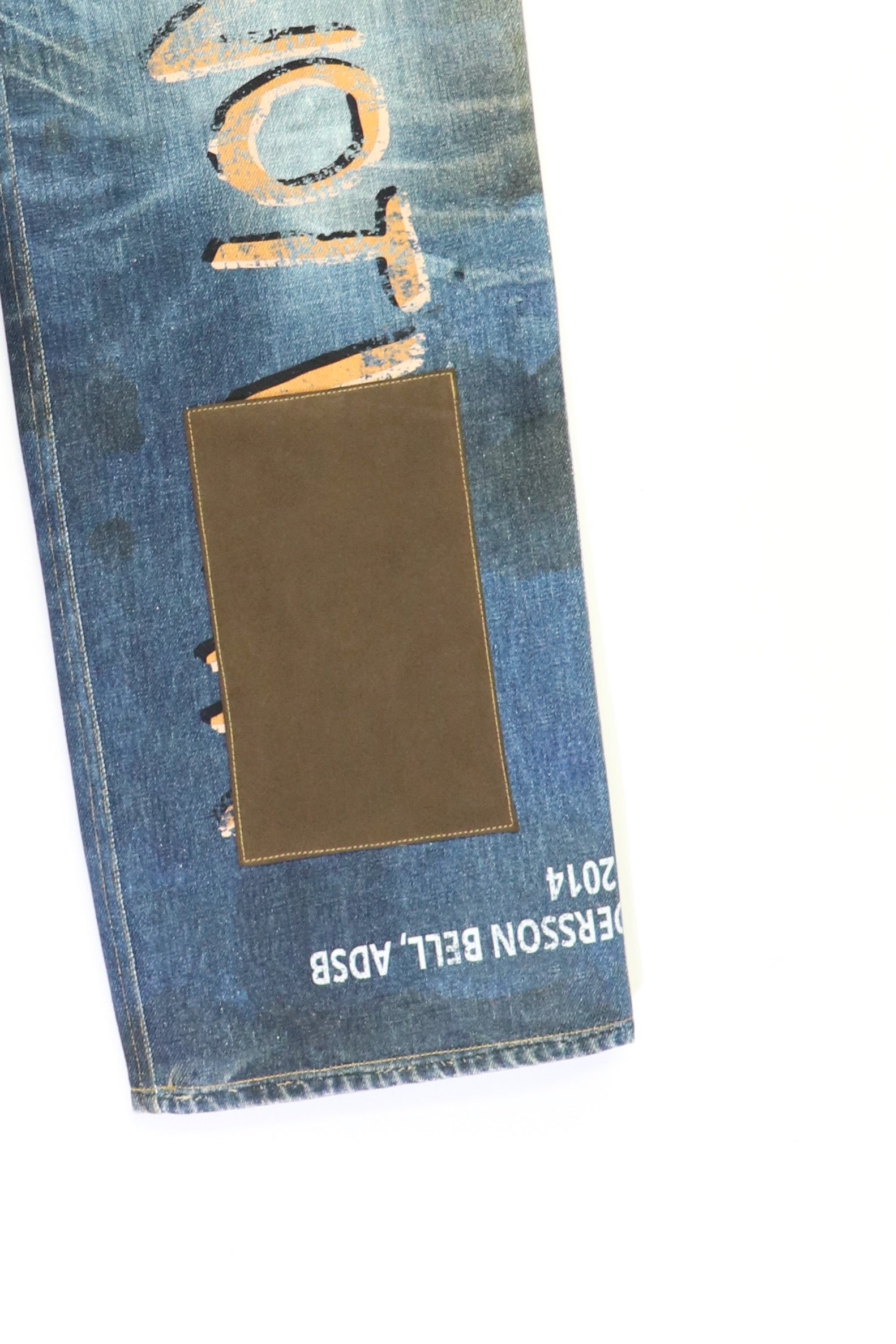 ANDERSSON BELL(アンダースンベル)のLOVE PRINTED DENIM TROMPE L`OEIL