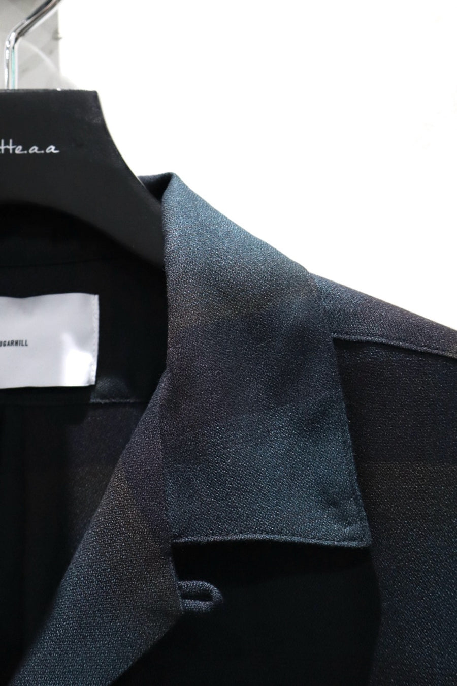 SUGARHILL  PLAID OPEN COLLOR SHIRTS(DEEP GREEN)