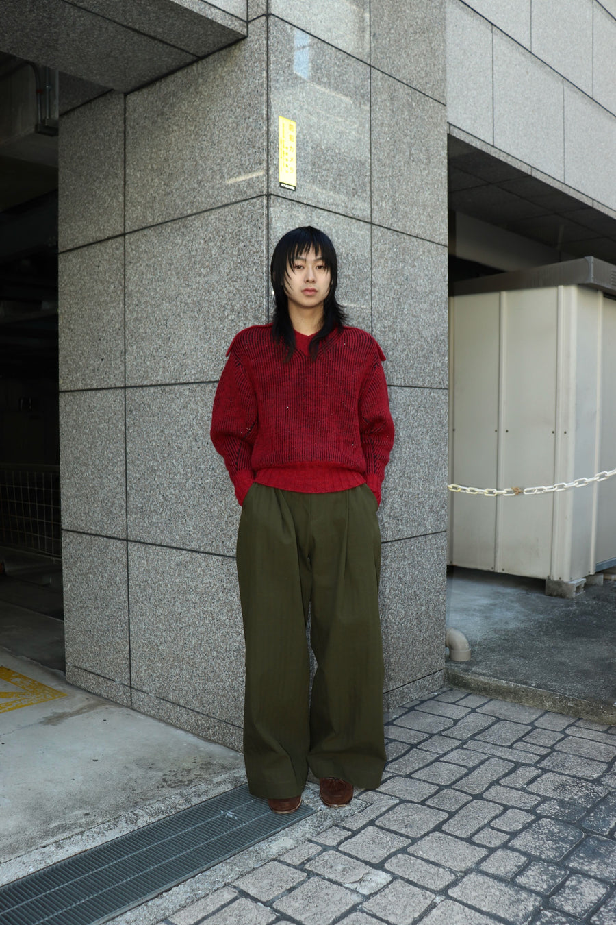 fluss  glitter command jumper(RED)