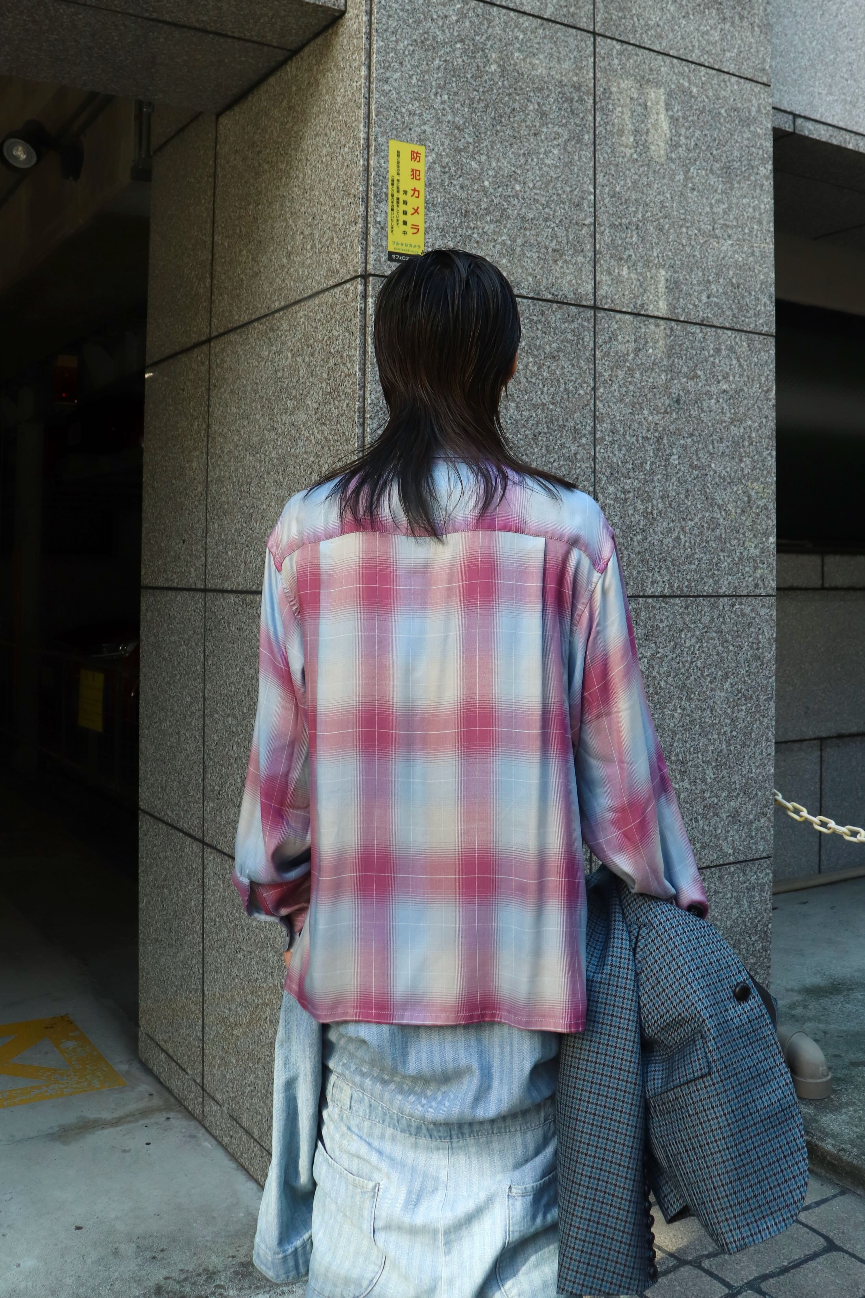 JOHN MASON SMITH(ジョンメイソンスミス)のRAYON HERRINGBONE CHECK 