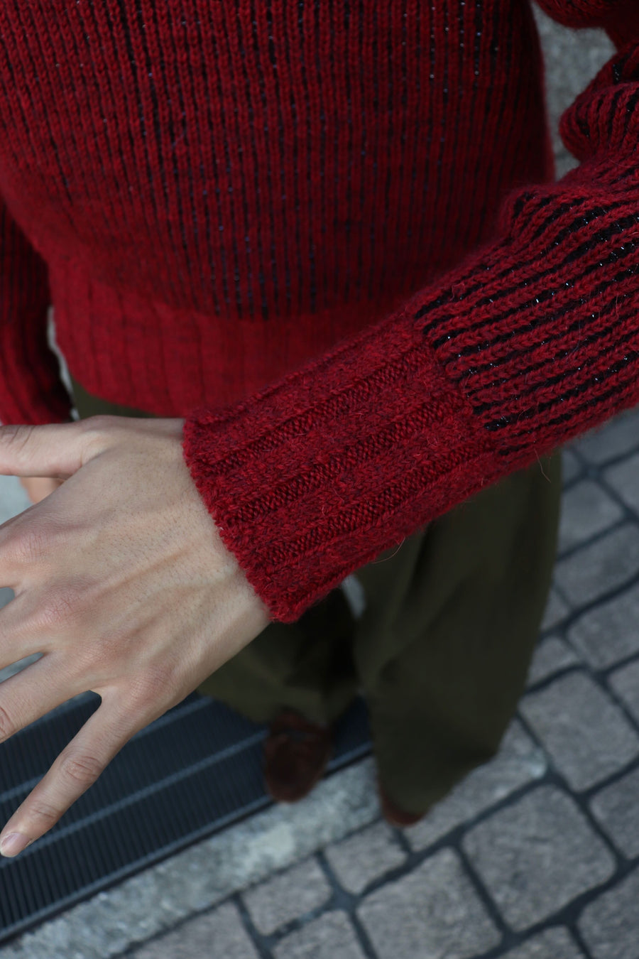 fluss  glitter command jumper(RED)