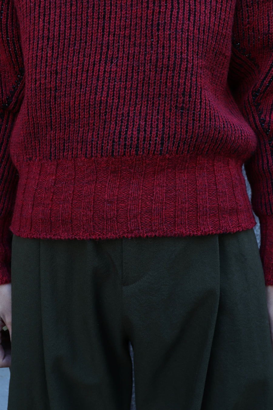 fluss  glitter command jumper(RED)