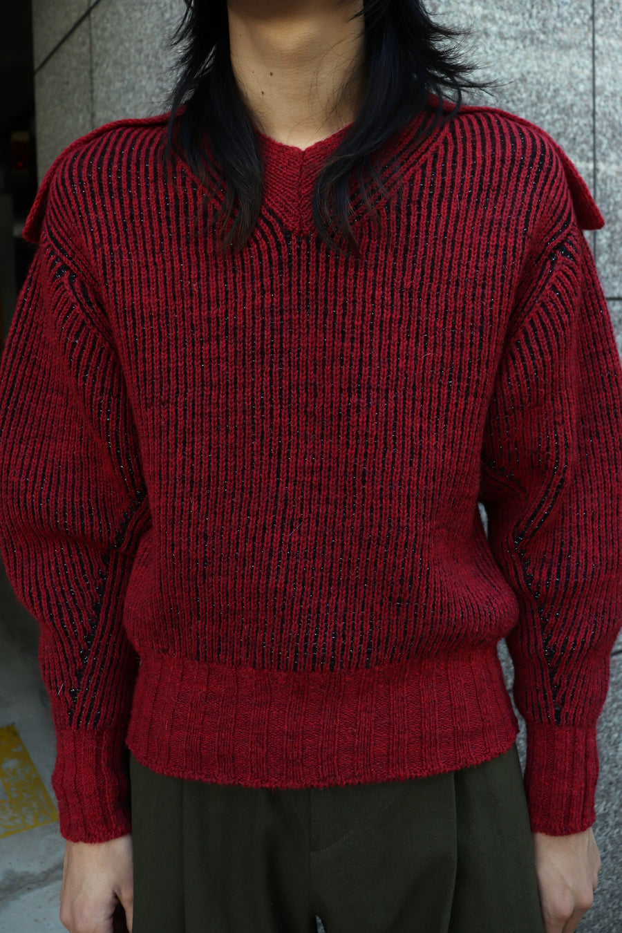 fluss  glitter command jumper(RED)