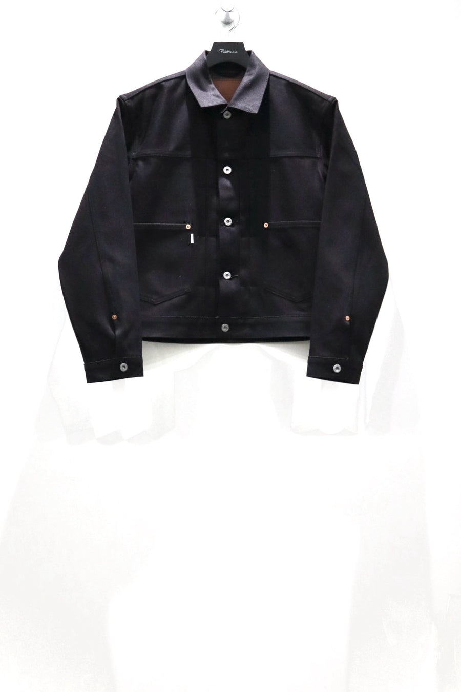 SUGARHILL  TWISTED HEATHER DENIM JACKET(RED × BLACK)