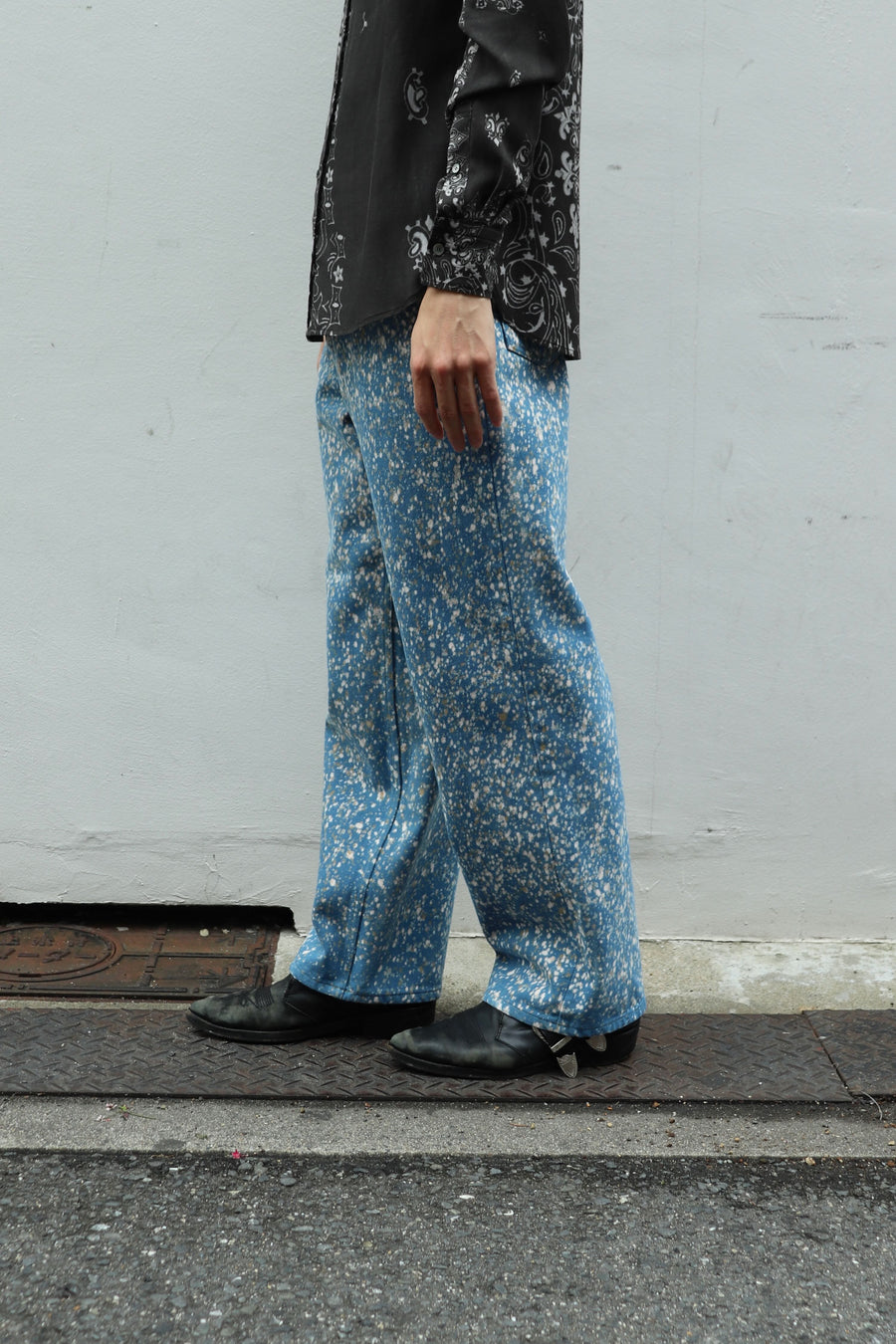 soe  Flower Splashed Regular Jeans