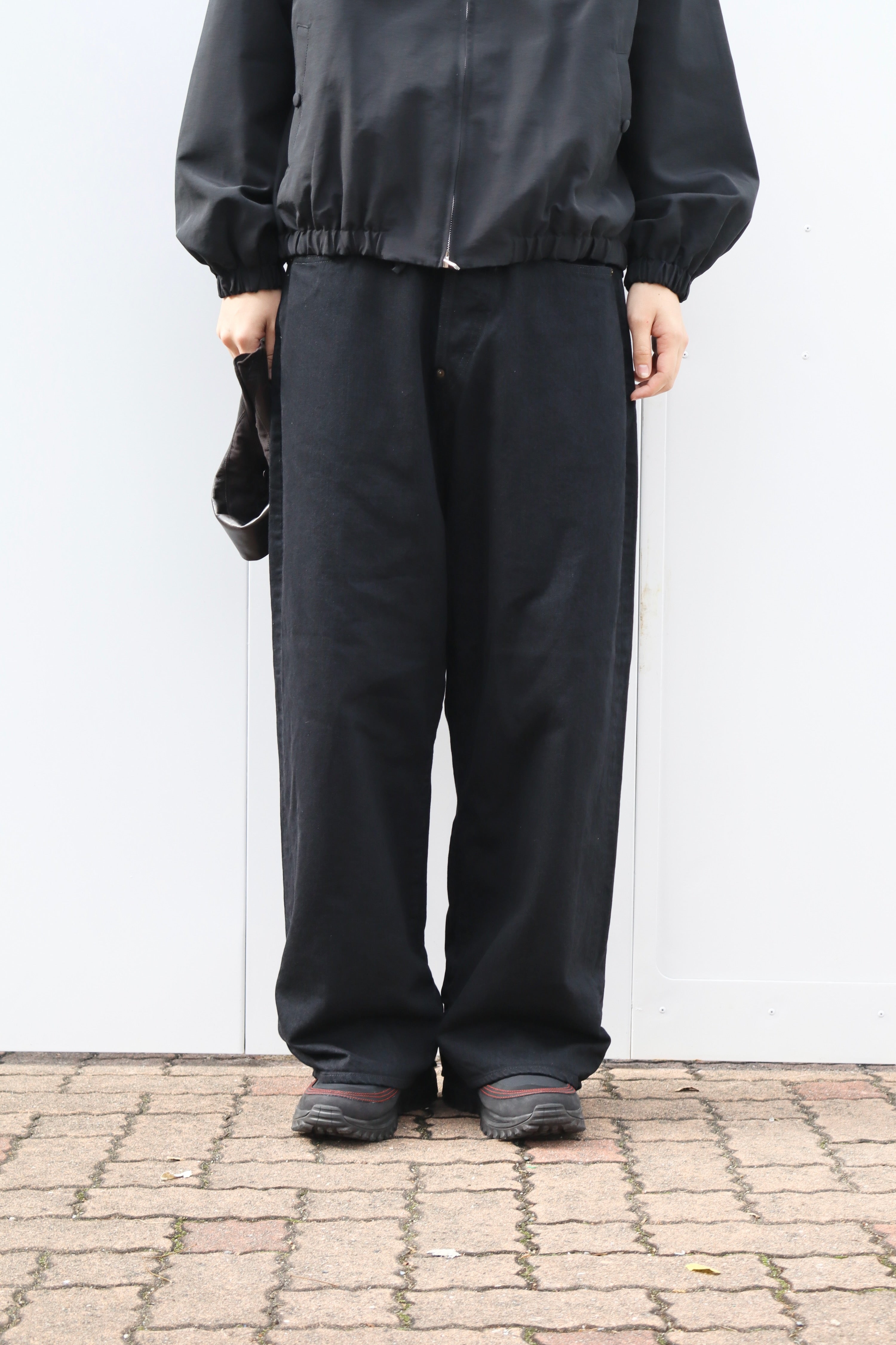 refomed FRESH MAN DENIM WIDE PANTS ブラック refomed / FRESH MAN DENIM WIDE PANTS 