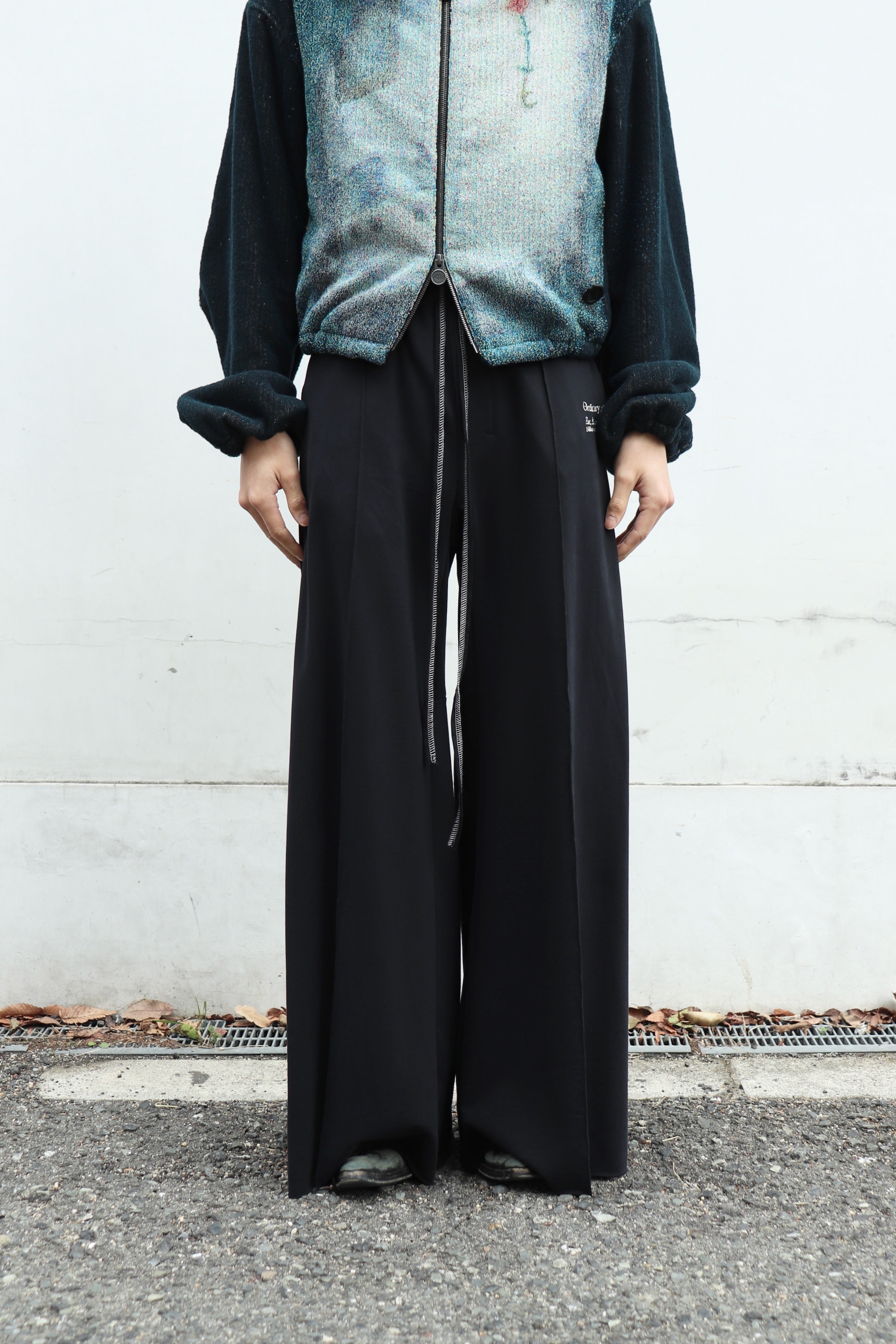 SHINYAKOZUKA(シンヤコヅカ)のORDINARY HOME PANTALON-5 BLACKの通販