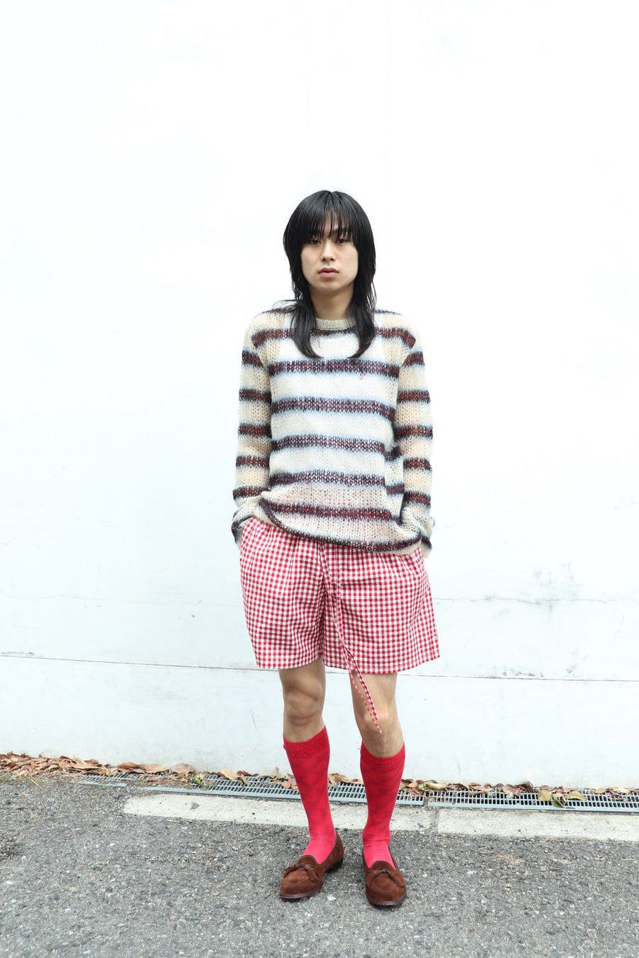 購入意志のないいいね不要 Sweet Gingham Tea Room レッド SHINYAKOZUKA(シンヤコヅカ)のRUNNER RED GINGHAMの通販｜PALETTE art
