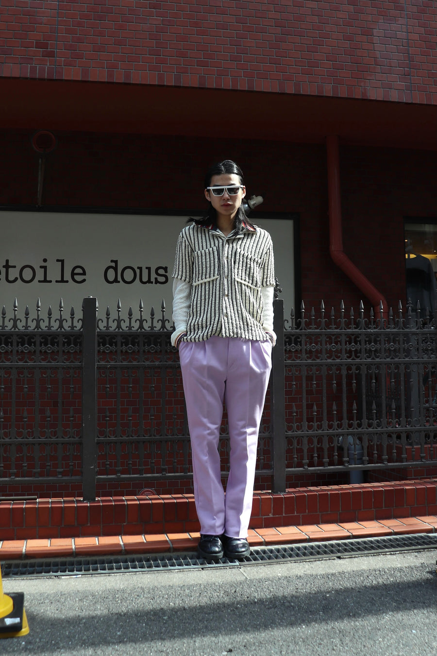 BED j.w. FORD  Sweat Flare Pants(LAVENDER)