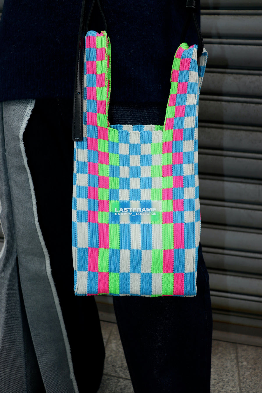 LASTFRAME  MULTI ICHIMATSU MARKET BAG SMALL