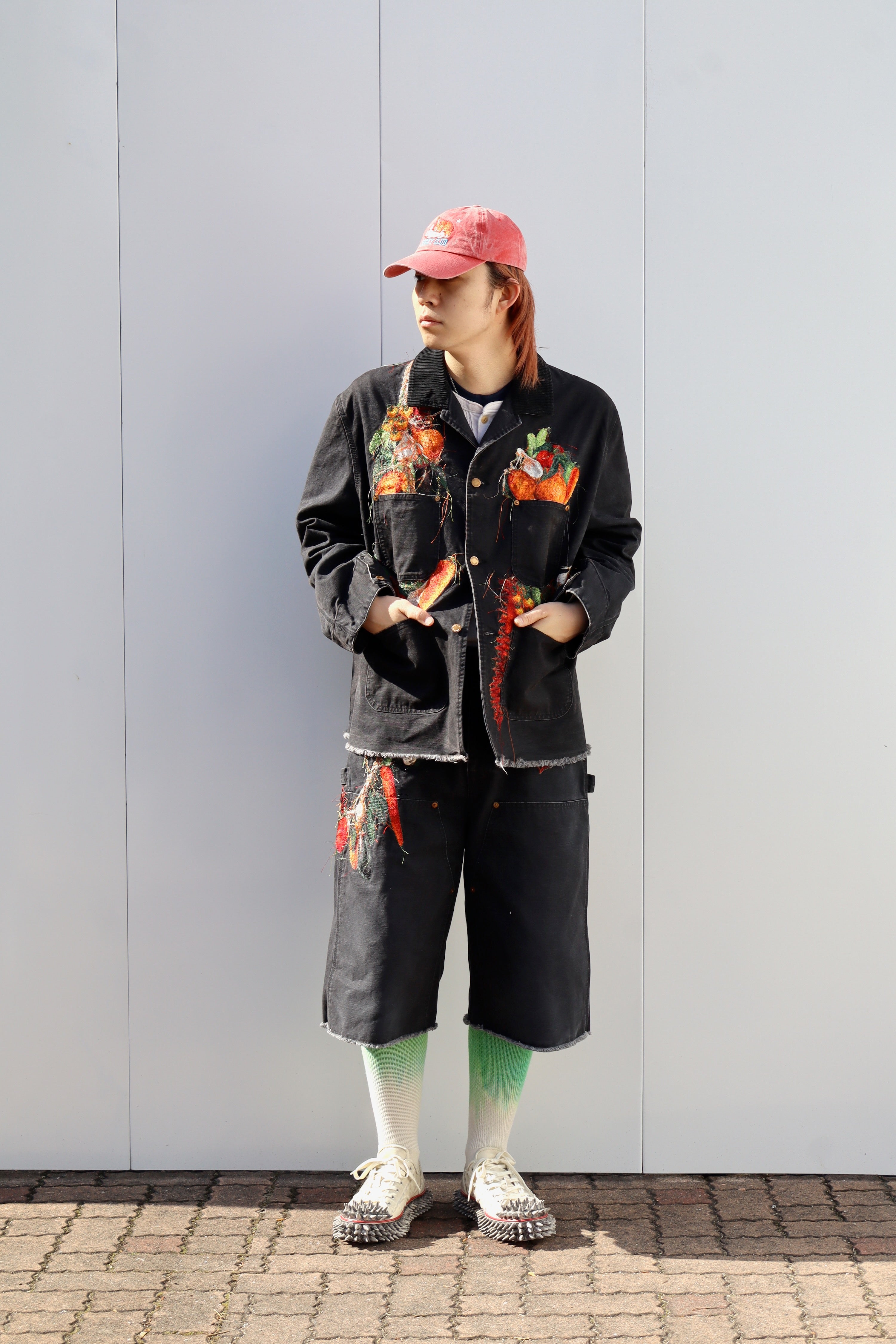 doublet(ダブレット)のVEGETABLE EMBROIDERY WORK JACKET BLACKの通販