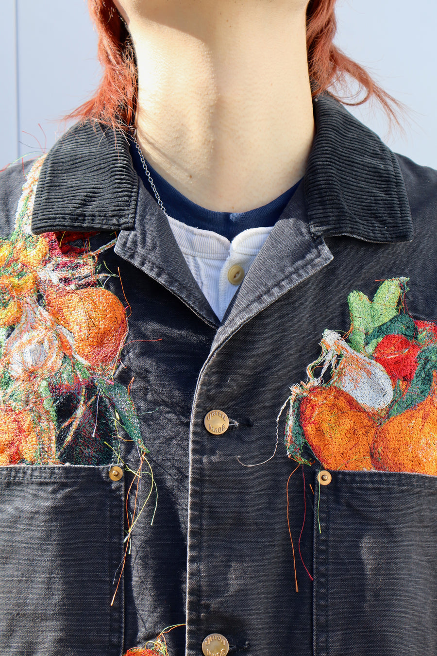 doublet(ダブレット)のVEGETABLE EMBROIDERY WORK JACKET BLACKの通販