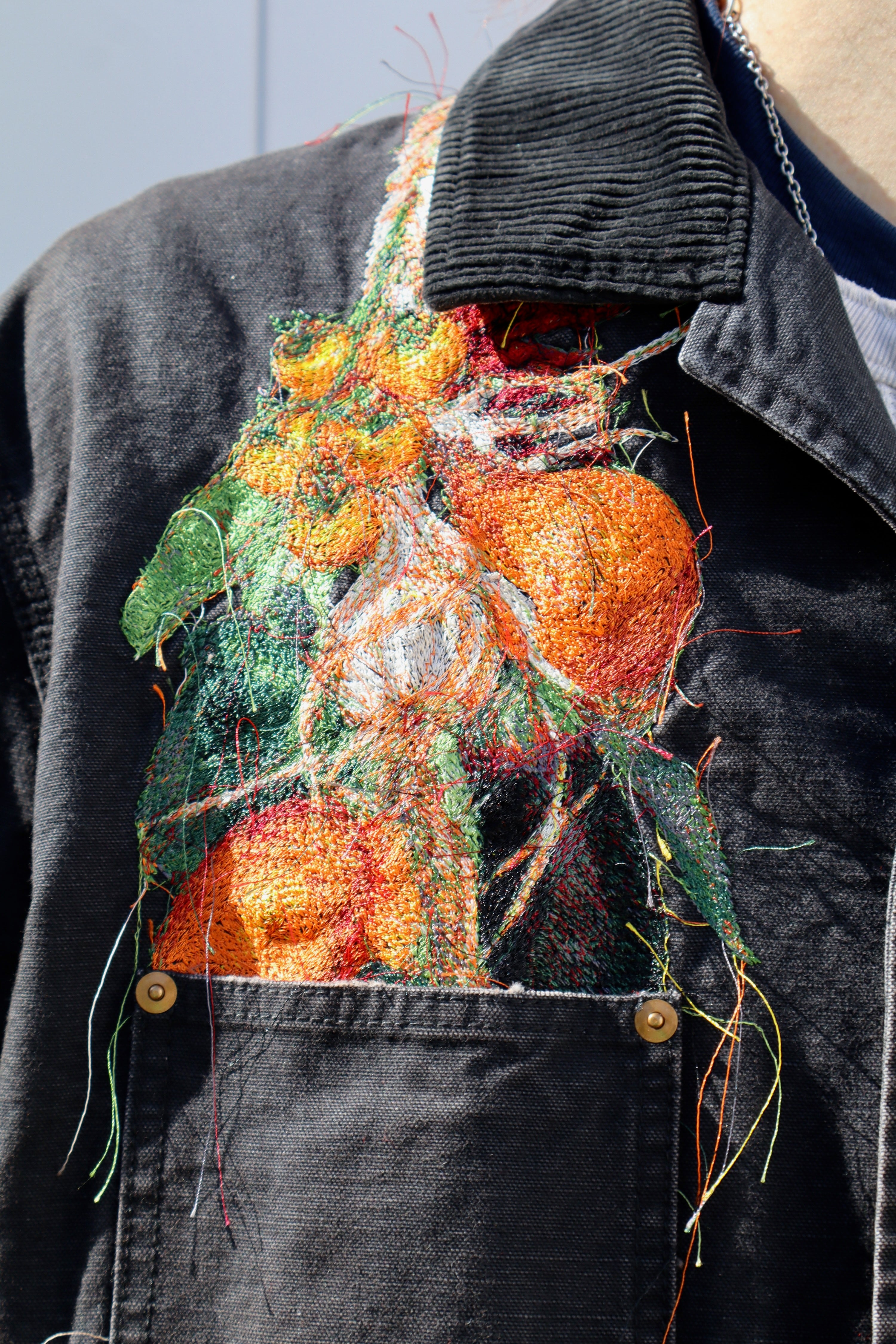 doublet(ダブレット)のVEGETABLE EMBROIDERY WORK JACKET BLACKの通販