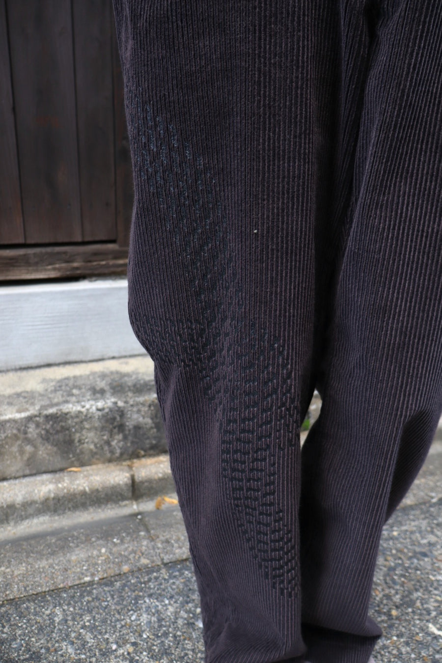 RIKU UMEHARA  CREASE ROPE PANTS