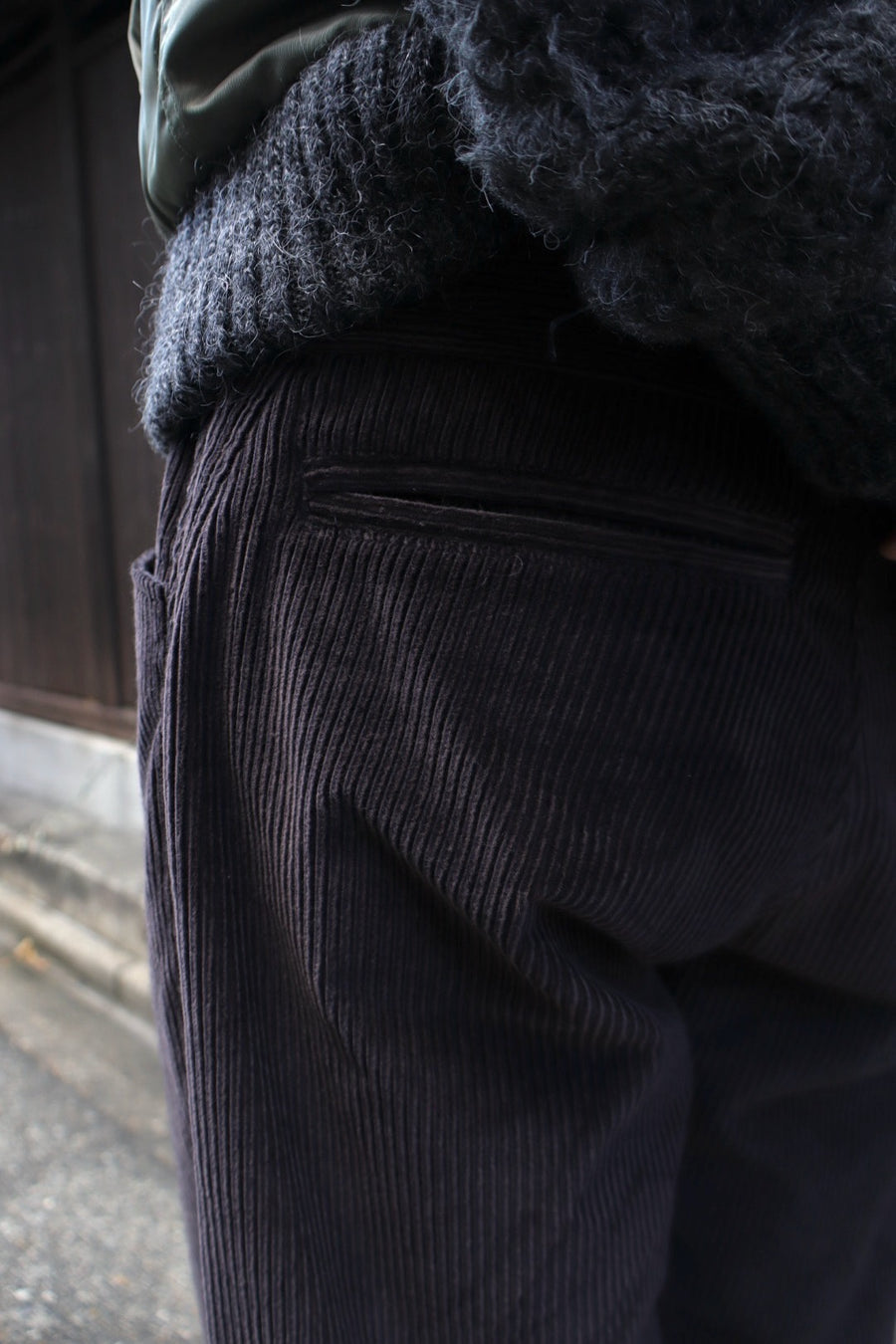 RIKU UMEHARA  CREASE ROPE PANTS