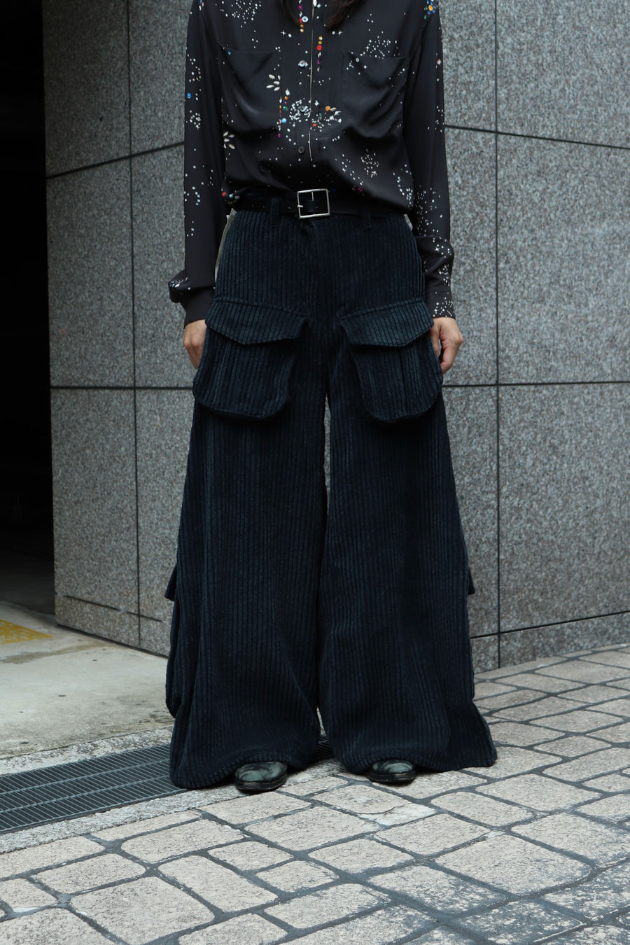 SHINYAKOZUKA  M-PANTALON FOR PALETTE ART ALIVE(DAWN BLACK)