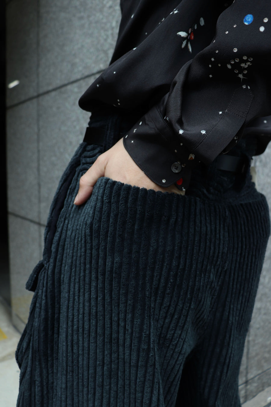 SHINYAKOZUKA  M-PANTALON FOR PALETTE ART ALIVE(DAWN BLACK)