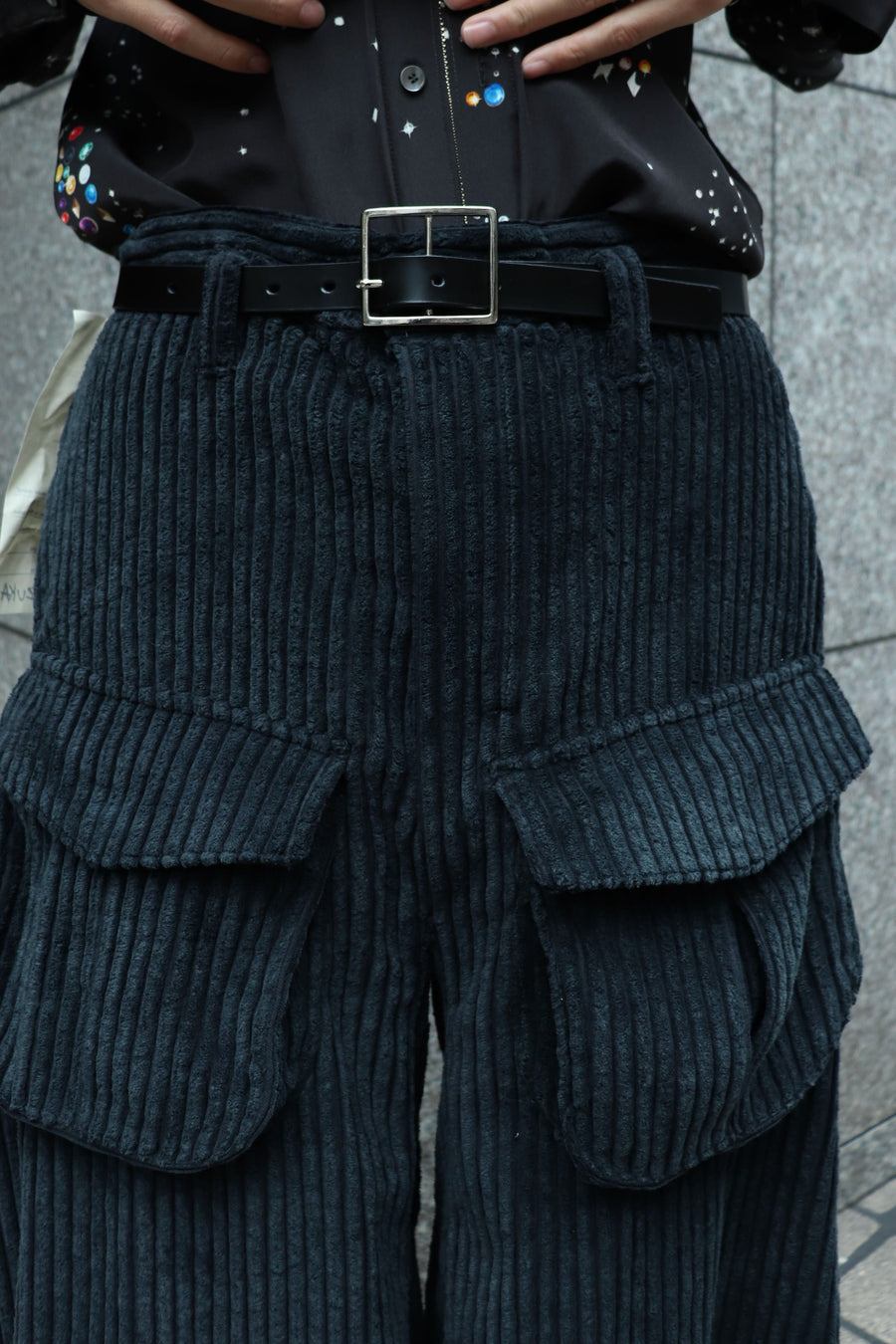 SHINYAKOZUKA  M-PANTALON FOR PALETTE ART ALIVE(DAWN BLACK)