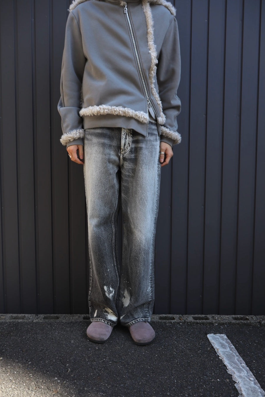 soe  Half & Half Regular Jeans