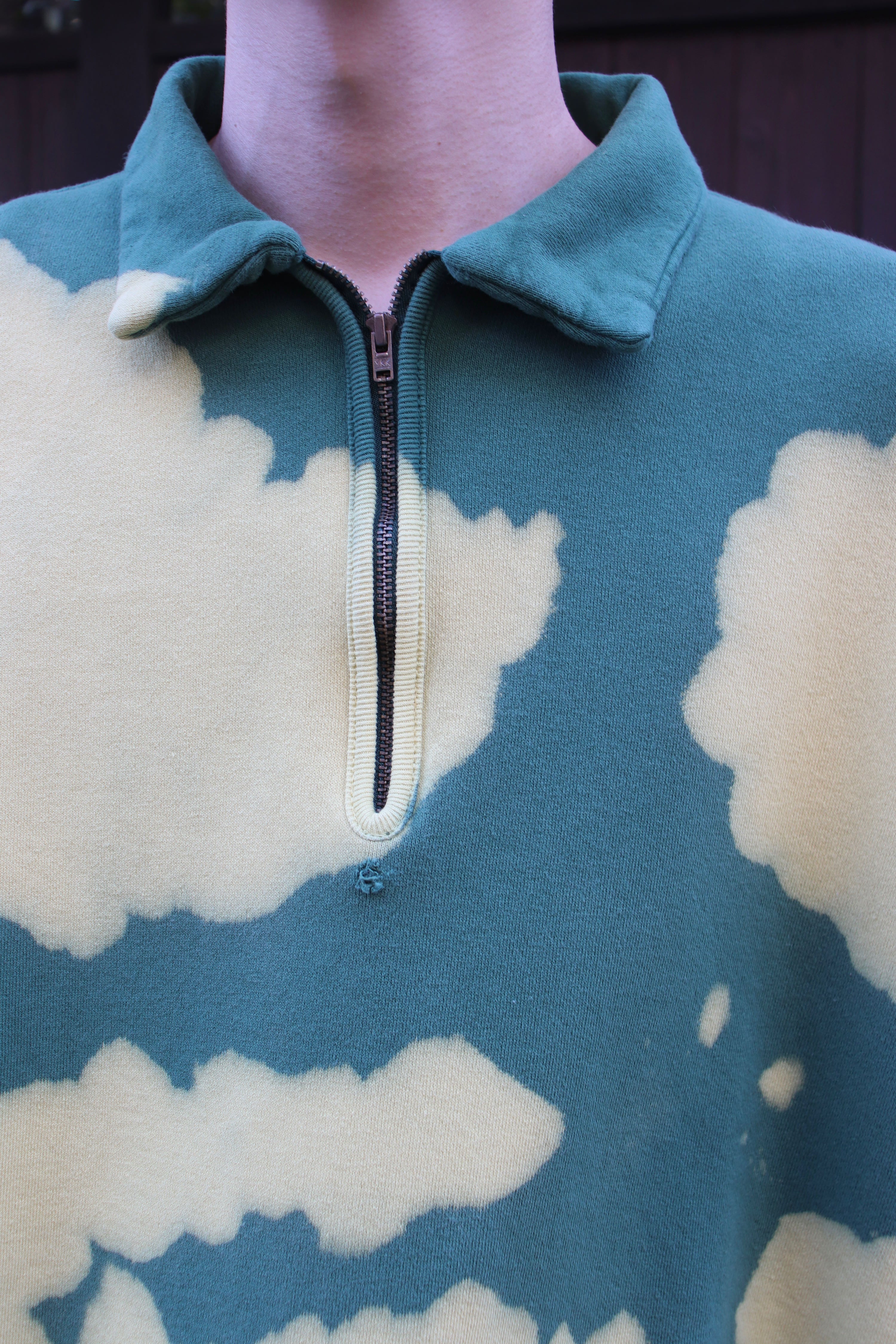 soe(ソーイ)の2 Color Harf Zip Sweat Shirts GREENの通販｜PALETTE 