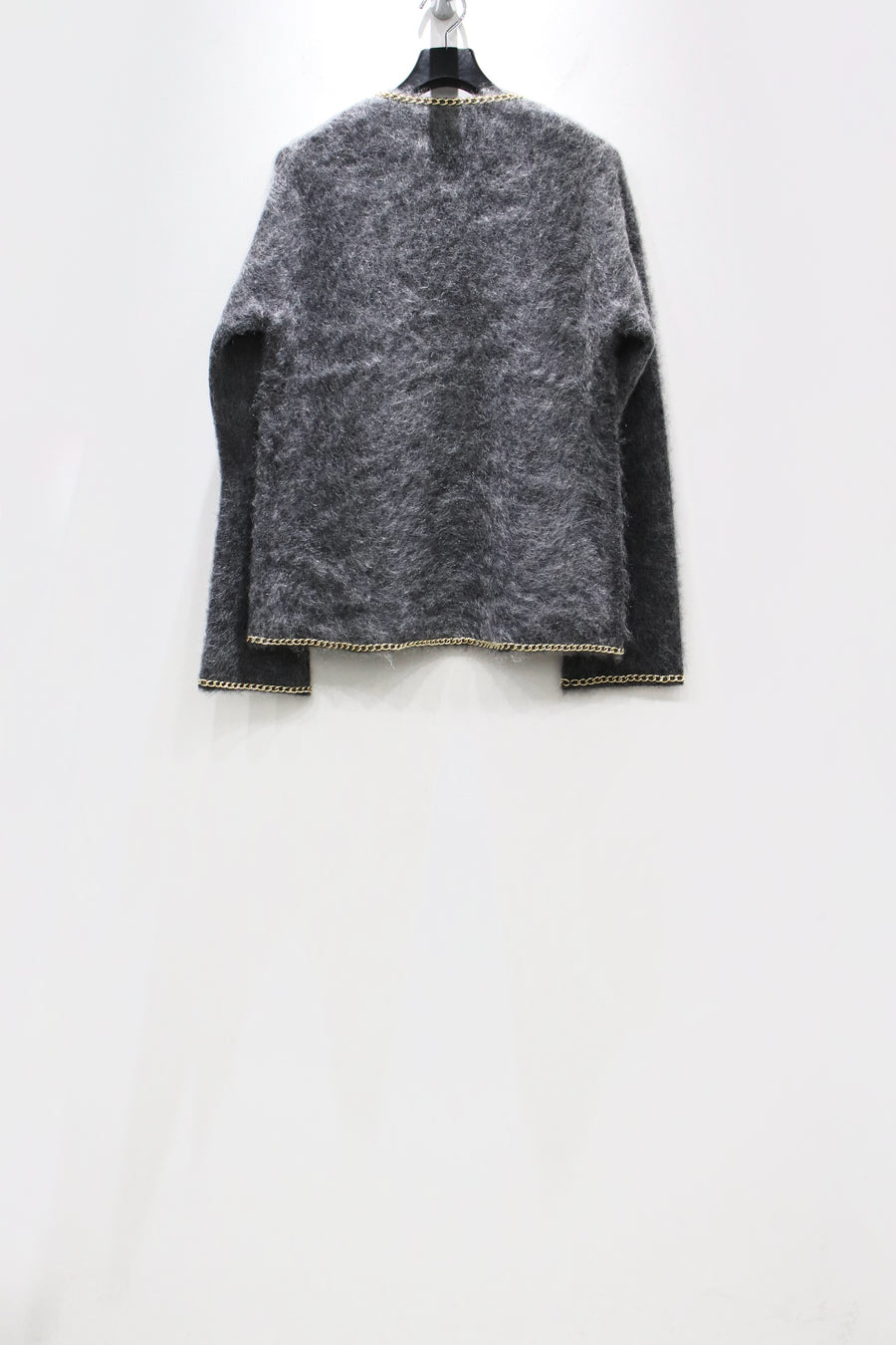 BED j.w. FORD  Chain Mohair Cardigan(CHARCOAL)