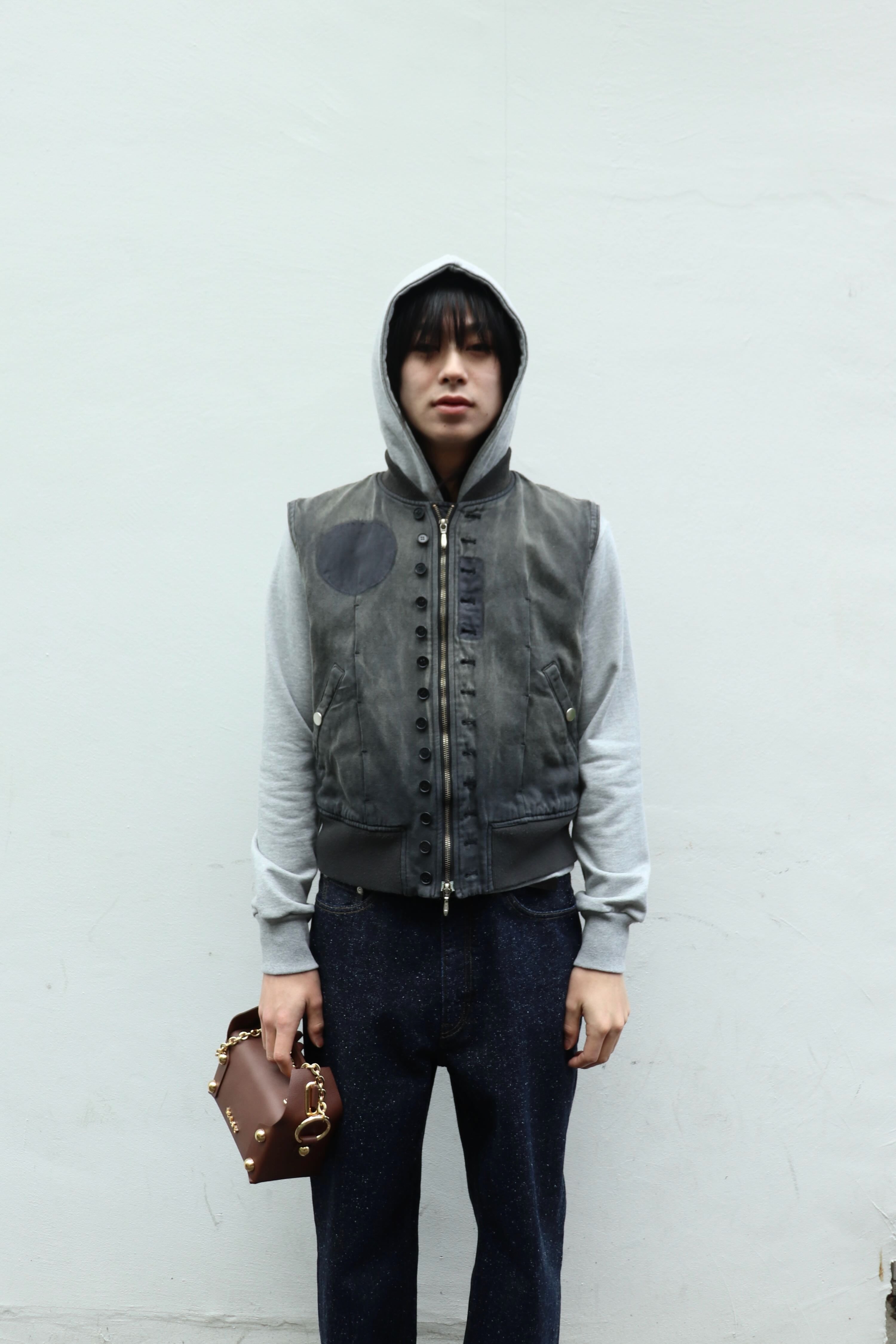 MASU(エムエーエスユー)のVICTORIAN BOMBER VEST ASH GRAYの通販 