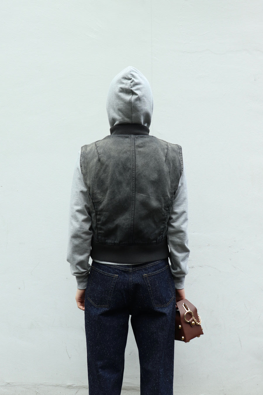 MASU(エムエーエスユー)のVICTORIAN BOMBER VEST ASH GRAYの通販