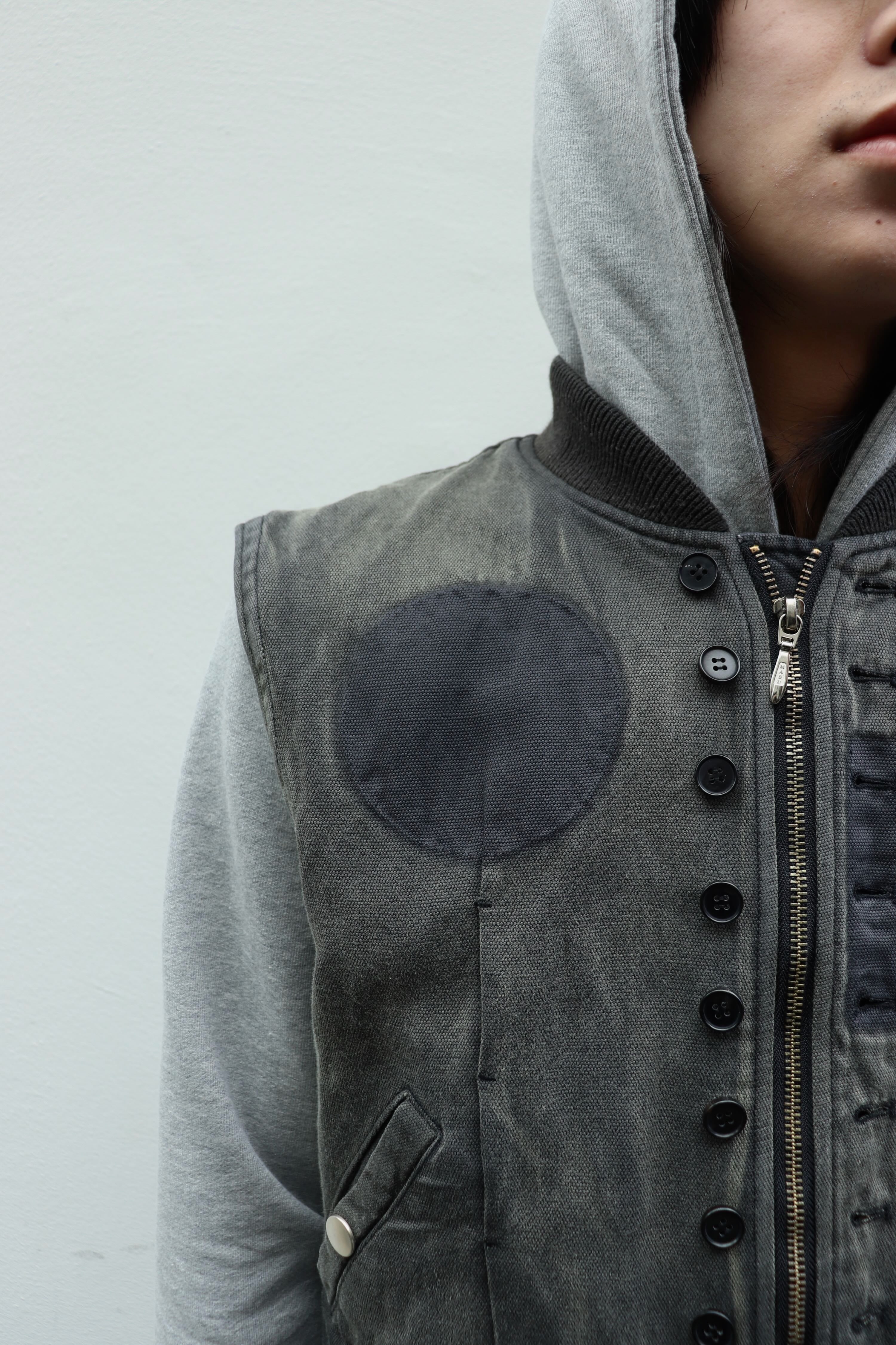 MASU(エムエーエスユー)のVICTORIAN BOMBER VEST ASH GRAYの通販 